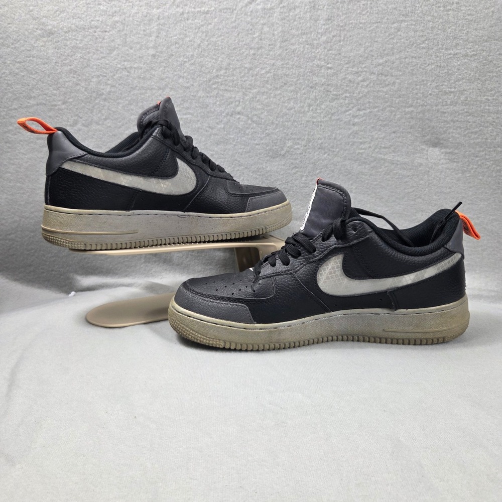 Nike Air Force 1 07 LV8 Utility Black Sketch Silver BQ4421-002 Mens 9